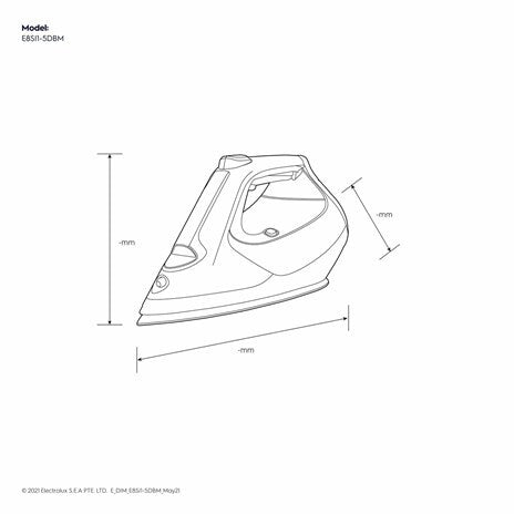 ELECTROLUX Renew 800 Steam Iron 2500W - E8SI1-82BM