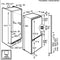 ELECTROLUX 249L Integrated Combi Bottom Fridge Freezer No Frost - ENC2853AOW