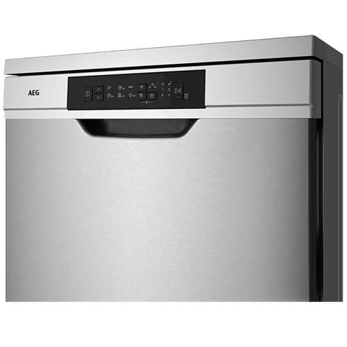 AEG 13 Place Setting Free Standing Stainless Steel Dishwasher - FFB72600ZM