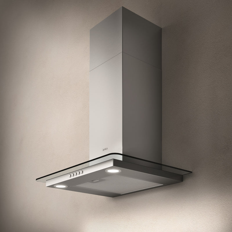 ELICA FLAT-GLASS 60cm Wall-Mounted Hood - FLAT-GLASS-IX/A/60 - Pre Xmas Sales Till 15 Dec or Until Stock Last - LAST ON DISPLAY