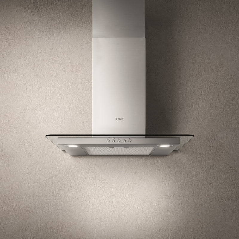 ELICA FLAT-GLASS 60cm Wall-Mounted Hood - FLAT-GLASS-IX/A/60 - Pre Xmas Sales Till 15 Dec or Until Stock Last - LAST ON DISPLAY