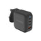 PROMATE 100W Power Delivery GaNFast™ Charger with Quick Charge 3.0 - GANPORT4-100PD.BLACK - Black Friday Promo till 30 Nov