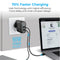 PROMATE 90W Power Delivery GaNFast™ Charging Adaptor - GANPORT4-90.UK-BK