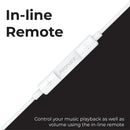 PROMATE Designed USB-C Stereo Earphones with Mic & Volume Control - GEARPOD-C2