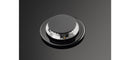 AEG 60cm Built-In Gas Hob on Glass with 4 Burners and Cast Iron Support with Heat Indicator - HKB64540NB