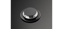 AEG 75cm Built-In Gas Hob on Glass with 5 Burners and Cast Iron Support - HKB75540NB