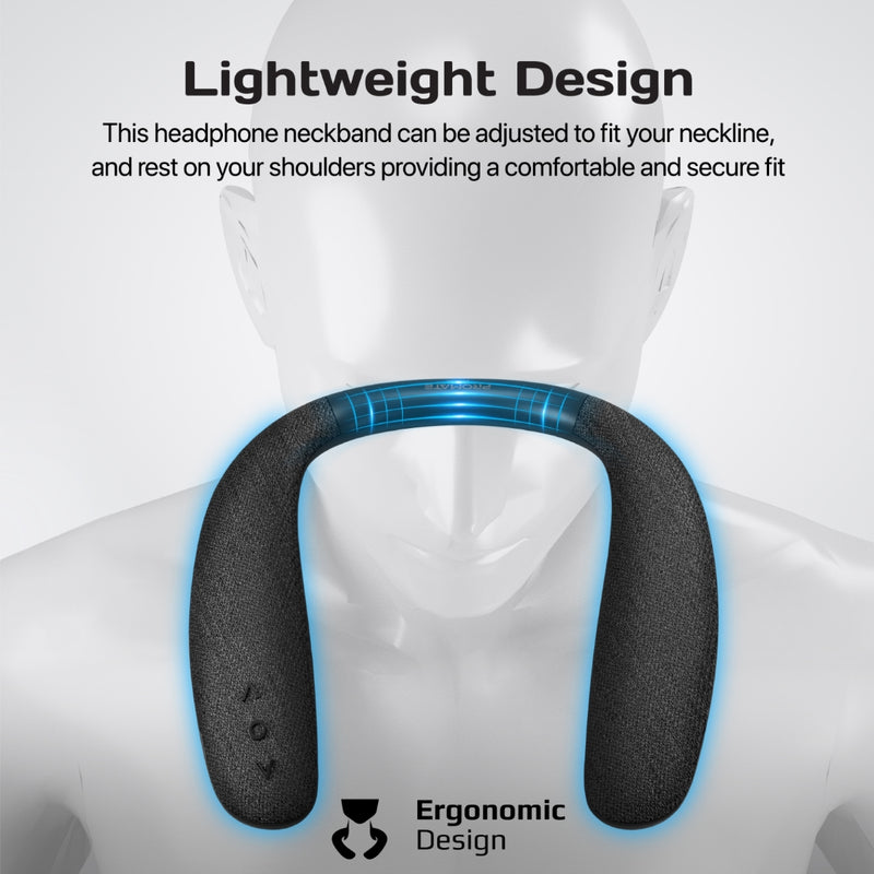 PROMATE Dynamic Stereo Wearable Neckband Wireless Speaker - HOOK