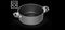 AMT GASTROGUSS Casserole with side handles 28 x 12 cm : Induction - I-1228-E-Z500 -L