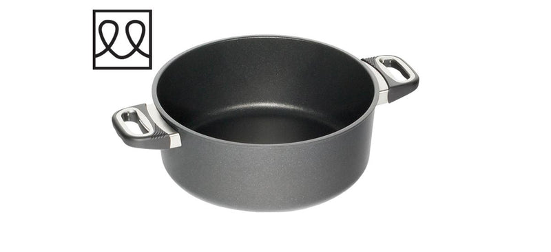 AMT GASTROGUSS Casserole with side handles 28 x 12 cm : Induction - I-1228-E-Z500 -L