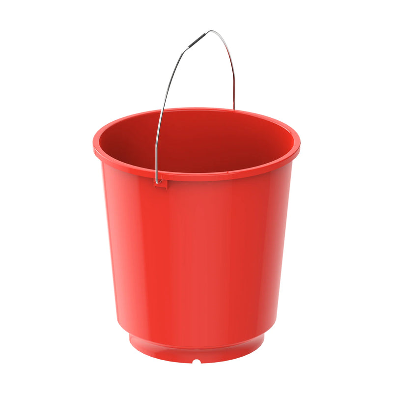 COSMOPLAST EX Round Plastic Bucket with Steel Handle (3L / 5L / 10L / 15L / 18L / 20L / 26L) - IFHHBU Series