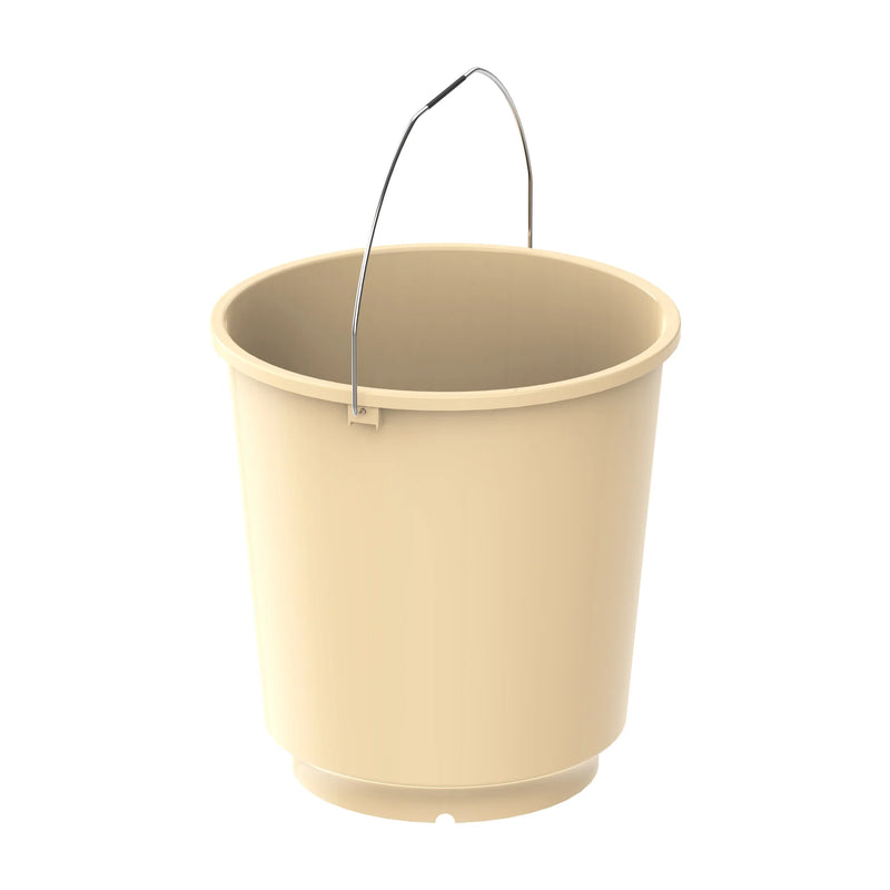 COSMOPLAST EX Round Plastic Bucket with Steel Handle (3L / 5L / 10L / 15L / 18L / 20L / 26L) - IFHHBU Series