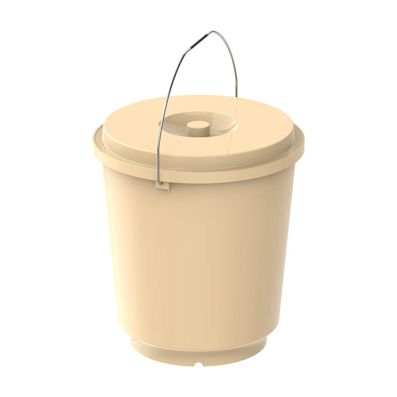 COSMOPLAST EX Round Plastic Bucket with Steel Handle (3L / 5L / 10L / 15L / 18L / 20L / 26L) - IFHHBU Series