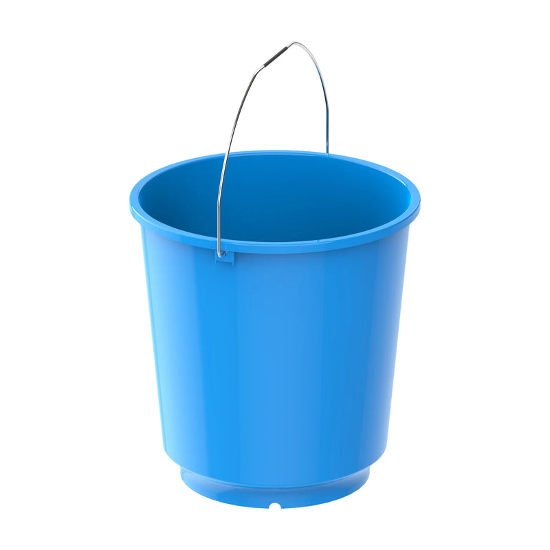 COSMOPLAST EX Round Plastic Bucket with Steel Handle (3L / 5L / 10L / 15L / 18L / 20L / 26L) - IFHHBU Series