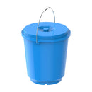 COSMOPLAST EX Round Plastic Bucket with Steel Handle (3L / 5L / 10L / 15L / 18L / 20L / 26L) - IFHHBU Series