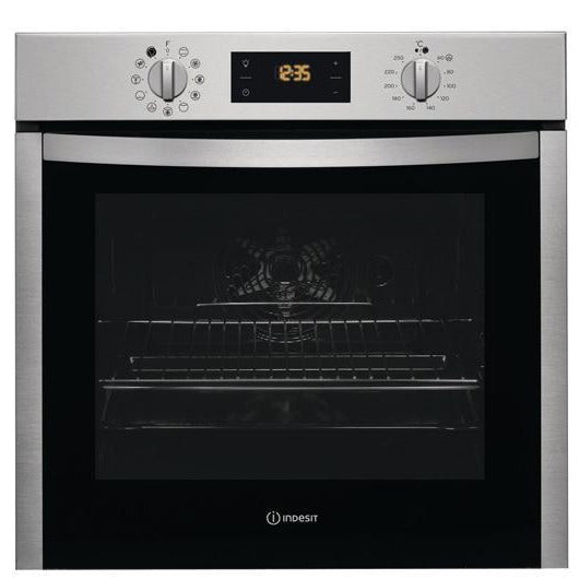 INDESIT 71L Multifunctional Ventilated Oven 60cm - IFW55Y4IX - Limited Stock