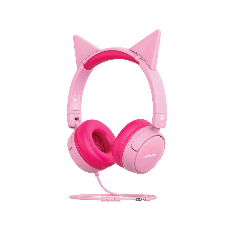 PROMATE HD Stereo KidSafe Wired Headset - JEWEL