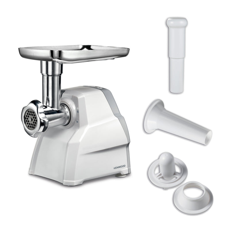 KENWOOD Meat Grinder, 2100W, Kebbe Maker, Sausage Maker - MGP40.WHGY - Mother's Day Sale till 31 May