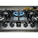 ELECTROLUX 90cm Built-In Gas on Glass Hob with 5 Burners and Cast Iron Support - KGG95375K