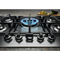 ELECTROLUX 90cm Built-In Gas on Glass Hob with 5 Burners and Cast Iron Support - KGG95375K