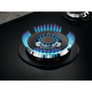 ELECTROLUX 90cm Built-In Gas on Glass Hob with 5 Burners and Cast Iron Support - KGG95375K