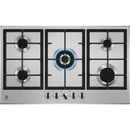 ELECTROLUX 90cm Built-In Gas Hob Inox with 5 Burners and Cast Iron Support - KGS9536X