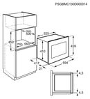 ELECTROLUX 26L Built-in Microwave + Grill - KMFD264TEX - NEW ARRIVAL