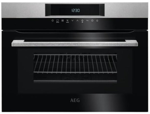 AEG 43L Compact 60cm Convection Built-in Oven with Microwave Grill - KMK76100M - Last unit @ Bagatelle Concept