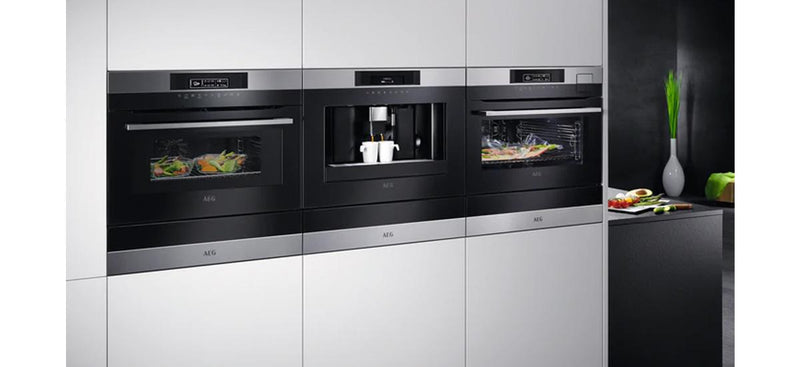 AEG 43L Compact 60cm Convection Built-in Oven with Microwave Grill - KMK76100M - Last unit @ Bagatelle Concept