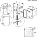 ELECTROLUX 68L Multifunctional 60cm Oven - KOHHH000X