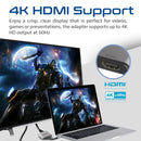 PROMATE 4K High Definition USB-C to Dual HDMI Adapter - MEDIALINK-H2