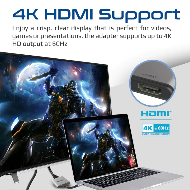 PROMATE 4K High Definition USB-C to Dual HDMI Adapter - MEDIALINK-H2 - Black Friday Promo till 30 Nov