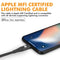 PROMATE NERVELINK-I2 USB-A to lightning, 2mt MFi Certified - Sept Promo till 30 Sept