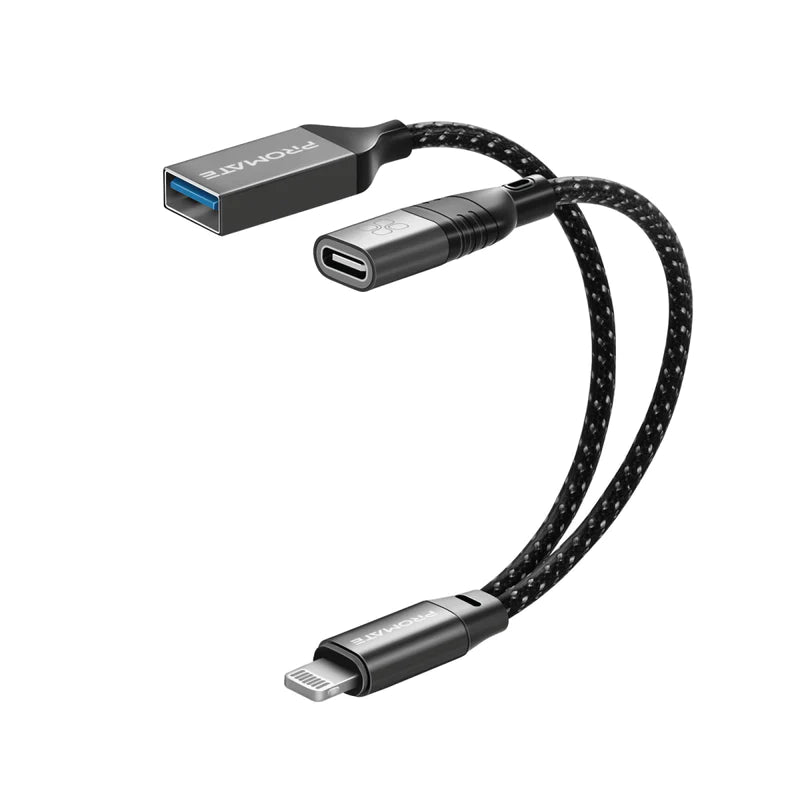 PROMATE OTG Media Adapter for iOS Devices - OTGLINK-I - Father's day Promo - Till 18 June 2023