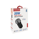 PROMATE 20W Mini Car Charger with Power Delivery - POWERDRIVE-PD20