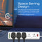 PROMATE 10AC Socket Space Efficient Power Strip with USB Ports 3M - POWERMATRIX-3M - Father's day Promo - Till 18 June 2023