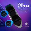 VERTUX Powerbase DualDock Charging Hub For PS5 DualSense™ Controller - POWERBASE-PS5.WHITE