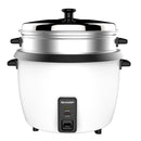 SHARP 2.8L Rice Cooker with Steamer & Coated Inner Pot - KS-H288S-W3