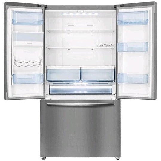AEG 536L Freestanding French Doors Stainless Steel No Frost Fridge with Water Dispenser - RMB76312NX - Showroom Display Promo till stock last