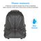 PROMATE Heavy Duty All-Terrain Traveler Trolley Laptop Backpack 18 Inch with Adjustable Handle - ROVER-TR.BLACK