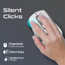 PROMATE 2.4GHz Ergonomic 2200 DPI Silent Click Wireless Mouse - SAMIT