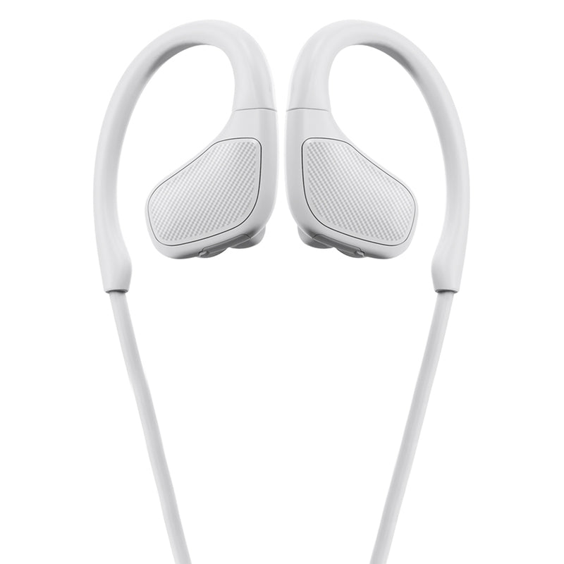 PROMATE Spirit Wireless Headphones, Premium Sweatproof Bluetooth v4.1 Sport Behind-Ear Running with HD Sound Quality, Noise Cancelling and Built-in Mic, White - SPIRIT.WHITE