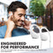 PROMATE Spirit Wireless Headphones, Premium Sweatproof Bluetooth v4.1 Sport Behind-Ear Running with HD Sound Quality, Noise Cancelling and Built-in Mic, White - SPIRIT.WHITE