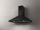 ELICA 90cm Black Chimney Hood - TAMAYA2.0BL/A/90