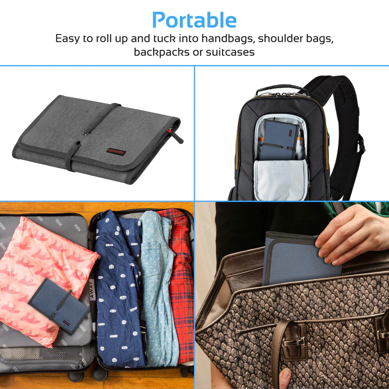 PROMATE Multi-Purpose Travel Electronic Accessory Organizer Pouch - TRAVELPACK-L