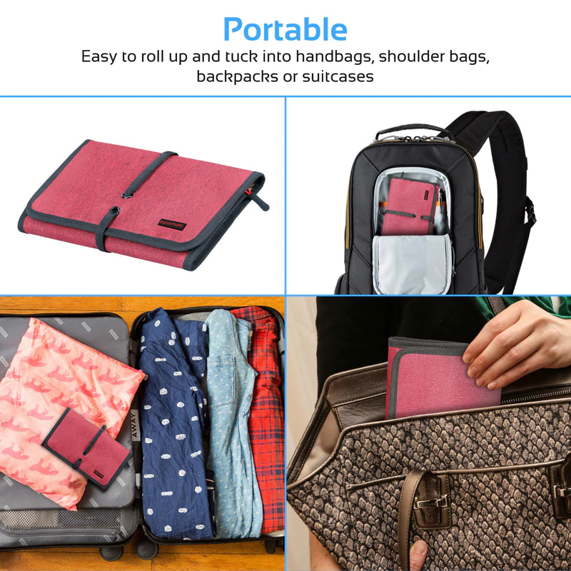 PROMATE Multi-Purpose Travel Electronic Accessory Organizer Pouch - TRAVELPACK-L
