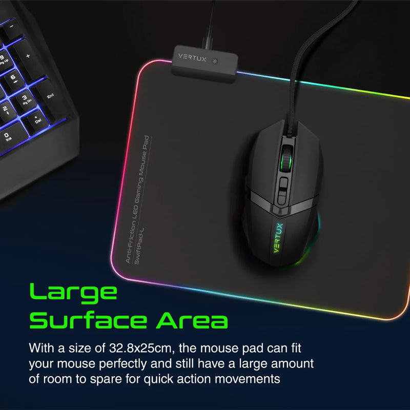 VERTUX 4-In-1 Gaming Starter Kit [Keyboard/ Mouse/ Headset/ Mousepad] - VERTUKIT