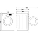 INDESIT 9KG/ 6KG Free Standing Front Loading Washer Dryer - XWDE961480X