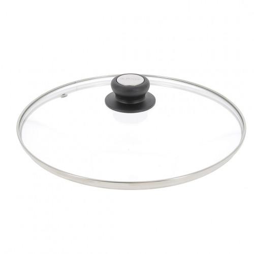 DE BUYER Glass Lid with Bakelite/Stainless steel Knob 28cm - 4112.28 - New Arrival 2025