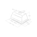 ELICA ELIBLOC 80cm Finish Silver Built-in Canopy Hood - ELIBLOC-HTGR/A80 - Display Unit @ GrandBay Only