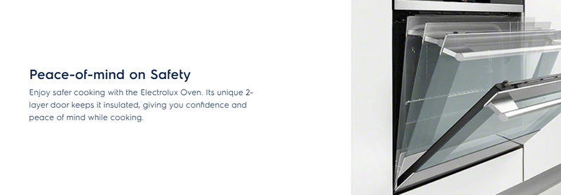 ELECTROLUX 72L Multifunctional Ventilated 60cm Oven - EOB3434BOX - Display Unit @ Bagatelle